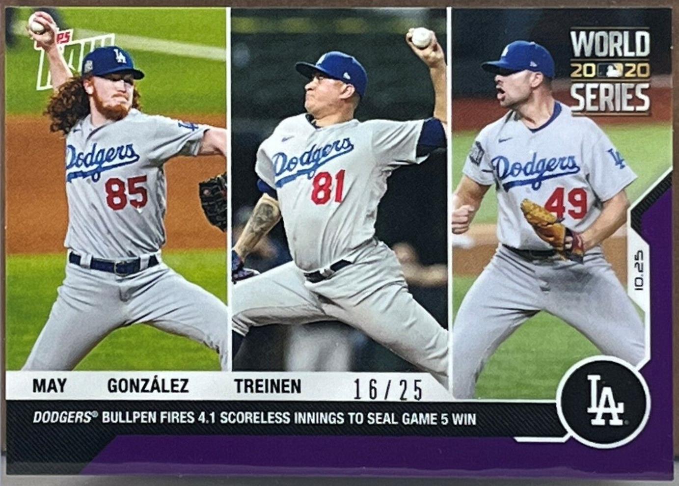 Dustin May / Victor Gonzalez / Blake Treinen [Purple] #476