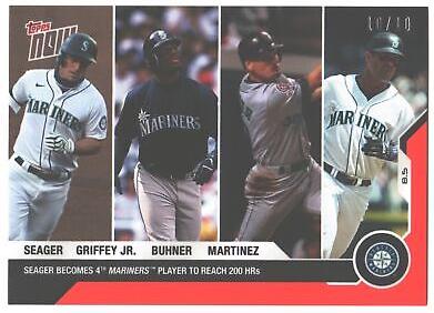 Kyle Seager / Ken Griffey Jr. / Jay Buhner / Edgar Martinez [Red] #61