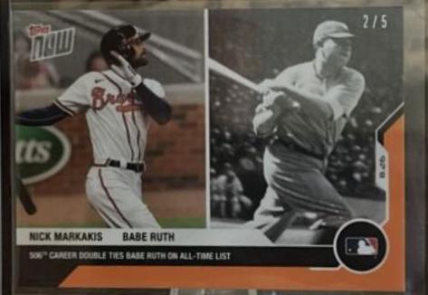 Nick Markakis / Babe Ruth [Orange] #163