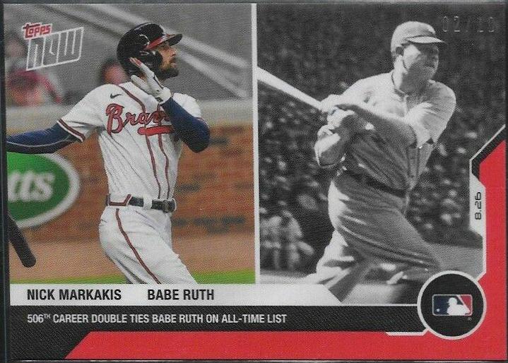 Nick Markakis / Babe Ruth [Red] #163
