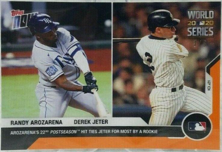 Randy Arozarena / Derek Jeter [Orange] #454