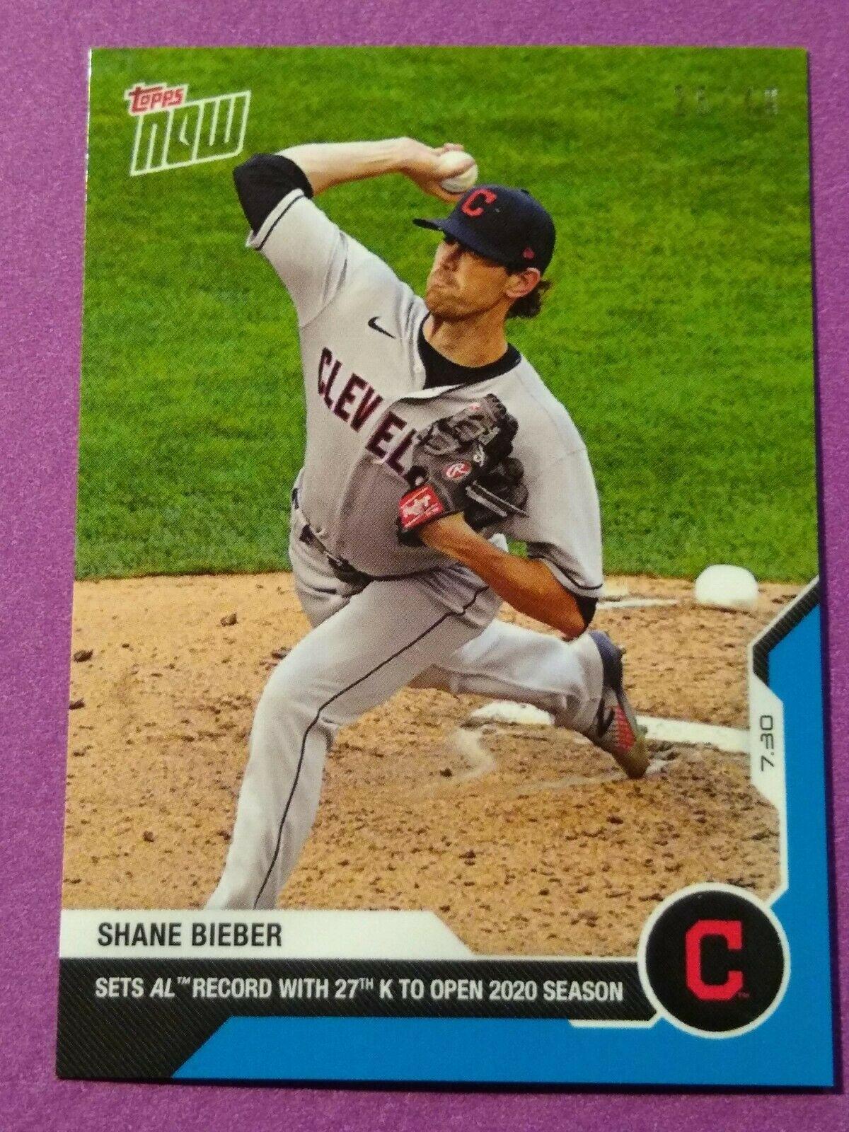 Shane Bieber [Blue] #36