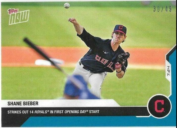 Shane Bieber [Blue] #8