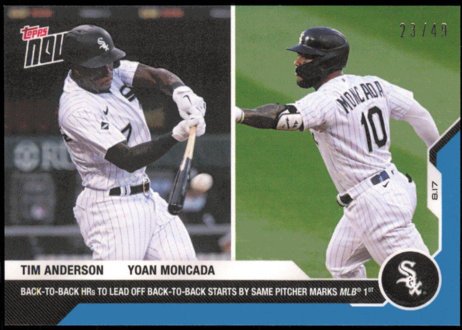 Tim Anderson / Yoan Moncada [Blue] #118