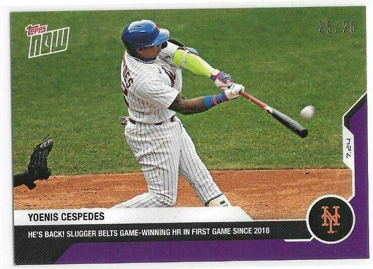 Yoenis Cespedes [Purple] #7