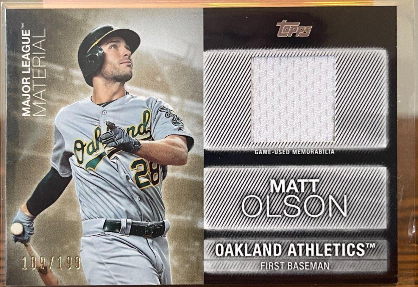 Matt Chapman / Matt Olson [Black] #U-218