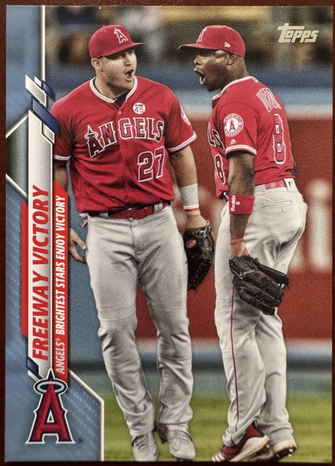 Mike Trout / Justin Upton [Father's Day Powder Blue] #U-261