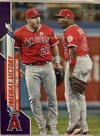 Mike Trout / Justin Upton [Purple] #U-261