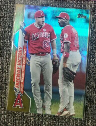 Mike Trout / Justin Upton [Rainbow Foil] #U-261
