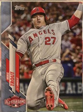 Mike Trout [Father's Day Powder Blue] #U-4