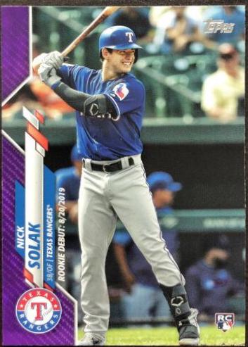Nick Solak [Purple] #U-149