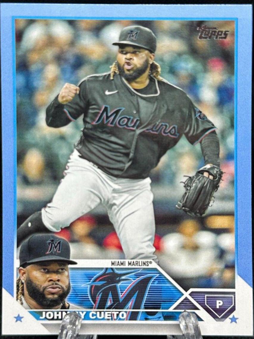 Johnny Cueto [Father's Day Blue] #551