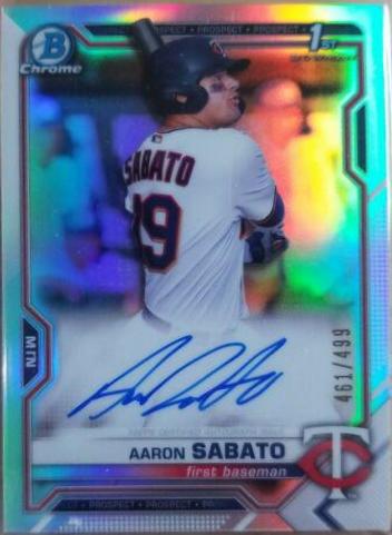 Aaron Sabato [Refractor] #CPA-AS