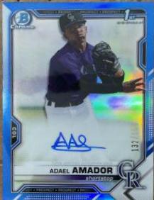 Adael Amador [Blue Refractor] #CPA-AAM