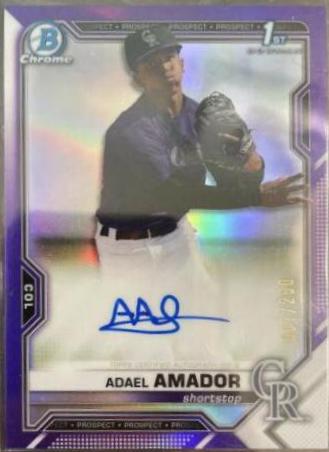 Adael Amador [Purple Refractor] #CPA-AAM