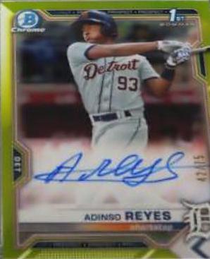 Adinso Reyes [Yellow Refractor] #CPA-ARE