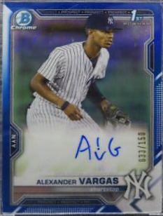 Alexander Vargas [Blue Refractor] #CPA-AV
