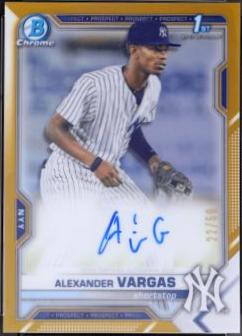 Alexander Vargas [Gold Refractor] #CPA-AV
