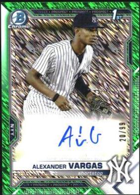 Alexander Vargas [Green Shimmer Refractor] #CPA-AV