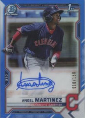 Angel Martinez [Blue Refractor] #CPA-AMA