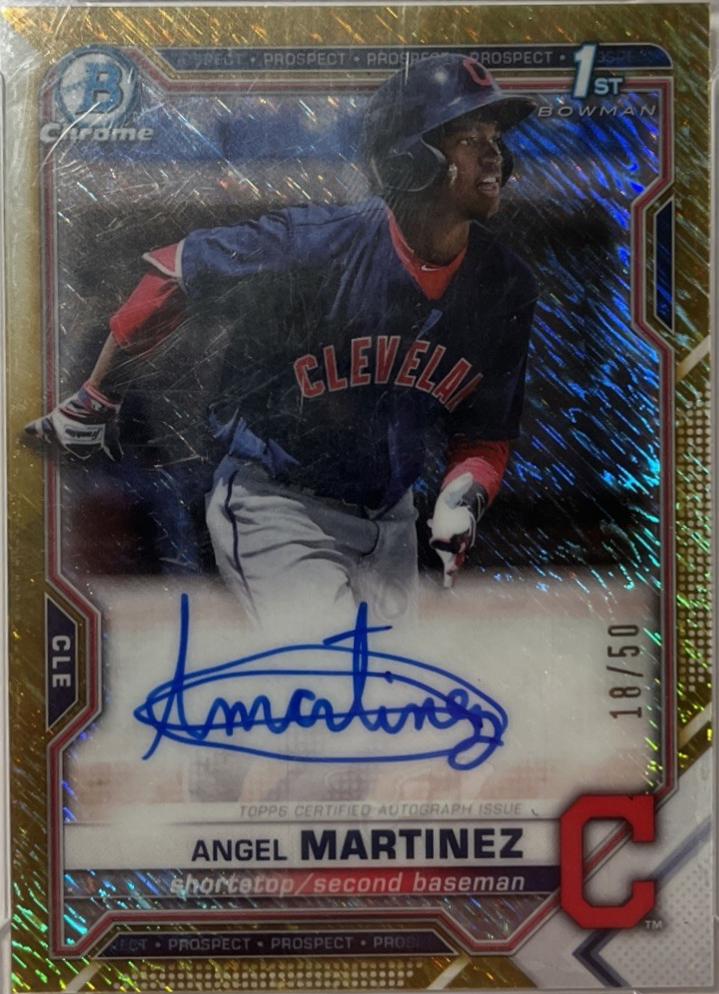 Angel Martinez [Gold Shimmer Refractor] #CPA-AMA