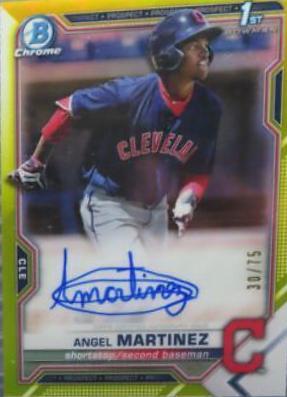 Angel Martinez [Yellow Refractor] #CPA-AMA
