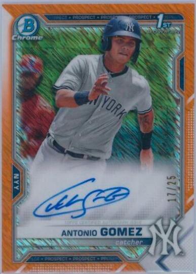 Antonio Gomez [Orange Shimmer Refractor] #CPA-AGO