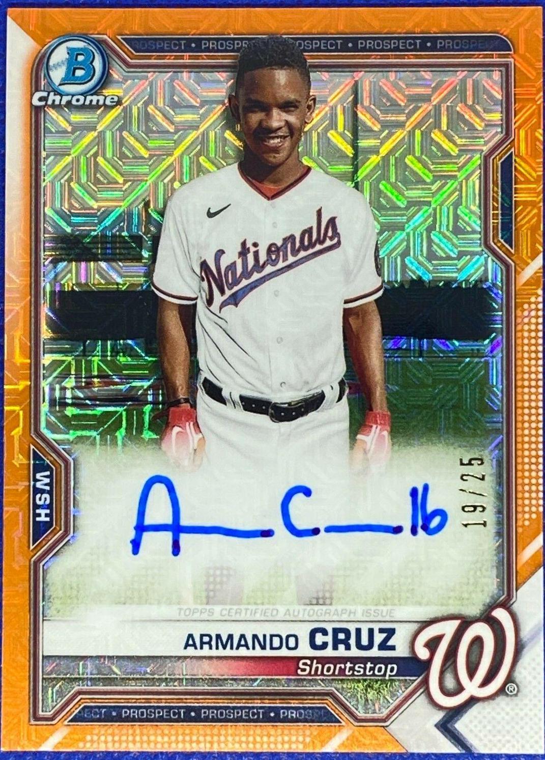 Armando Cruz [Orange Refractor] #CPA-AC