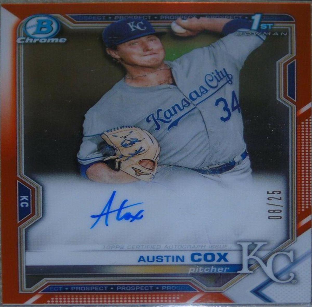 Austin Cox [Orange Refractor] #CPA-AC