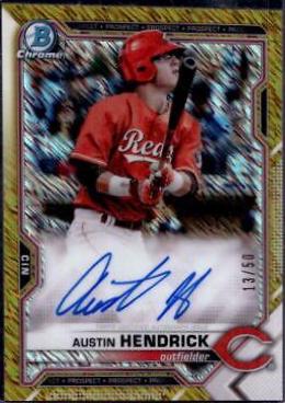Austin Hendrick [Gold Shimmer Refractor] #CPA-AH