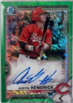 Austin Hendrick [Green Shimmer Refractor] #CPA-AH