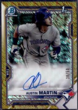 Austin Martin [Gold Shimmer Refractor] #CPA-AM