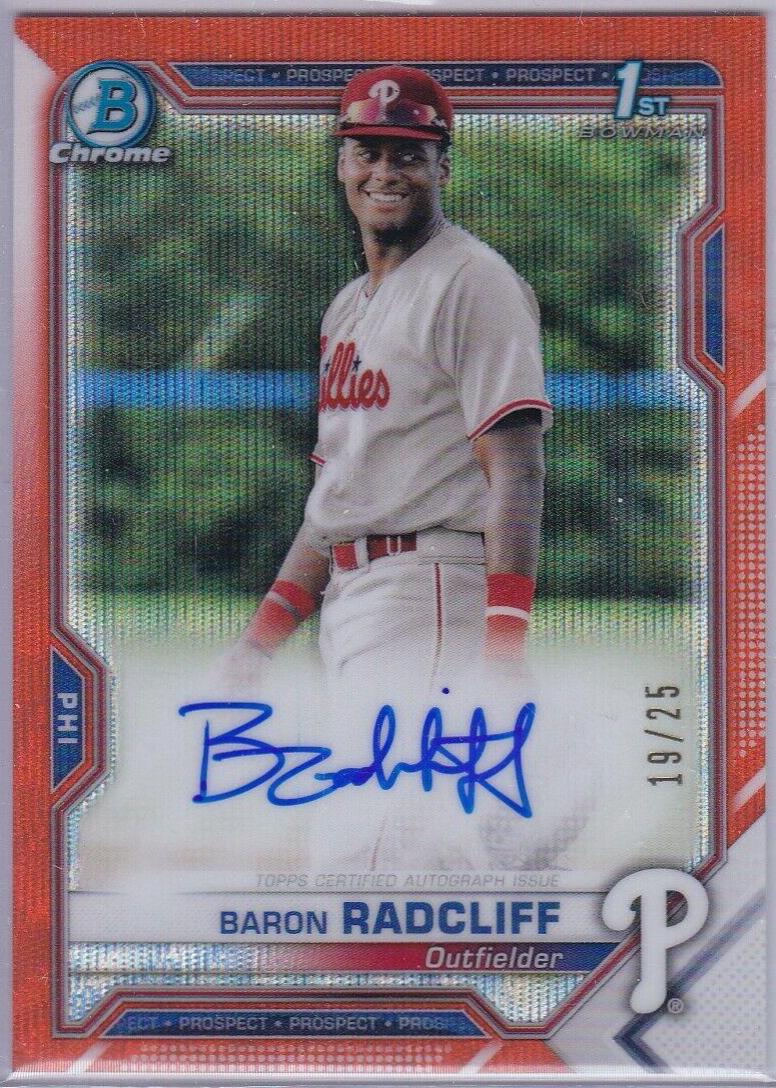 Baron Radcliff [Orange Shimmer Refractor] #CPA-BRA