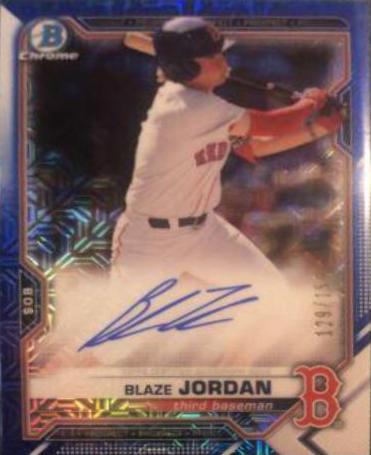 Blaze Jordan [Blue Refractor] #CPA-BJ
