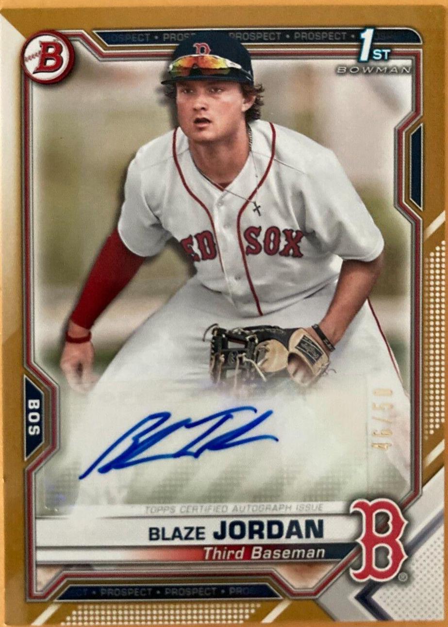 Blaze Jordan [Gold Refractor] #CPA-BJ