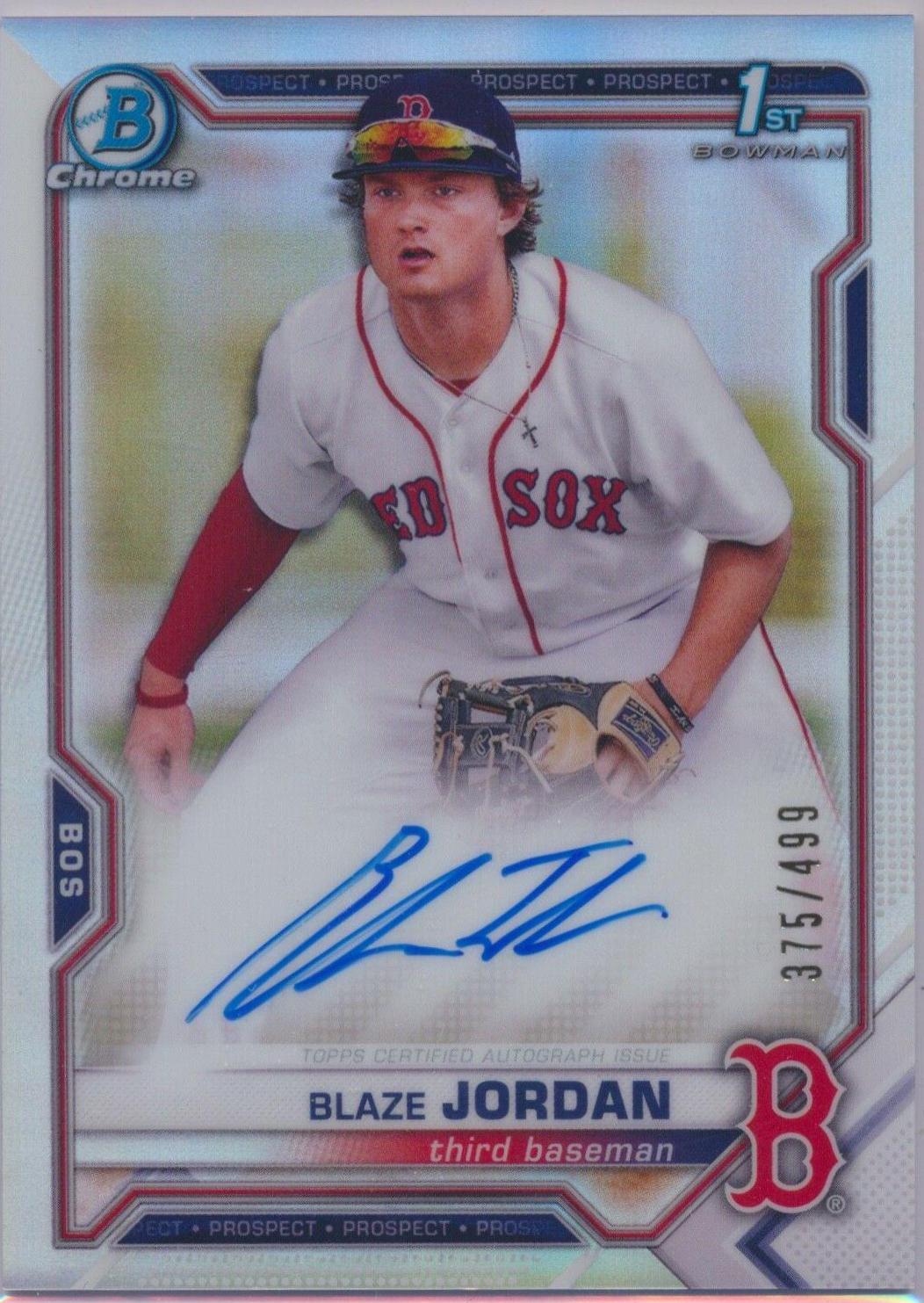 Blaze Jordan [Red Refractor] #CPA-BJ