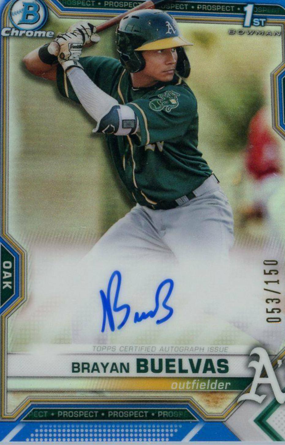 Brayan Buelvas [Blue Refractor] #CPA-RDC
