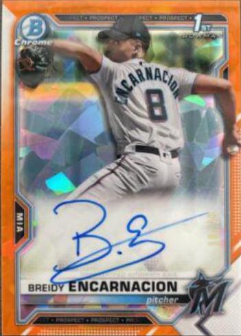 Breidy Encarnacion [Orange Refractor] #CPA-BE