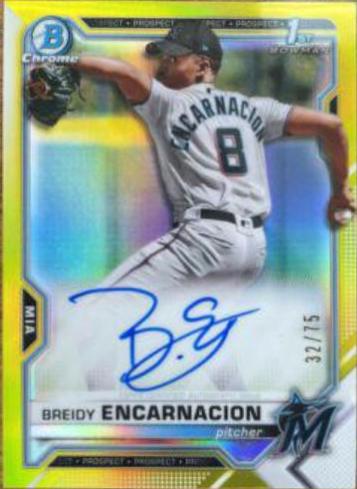 Breidy Encarnacion [Yellow Refractor] #CPA-BE