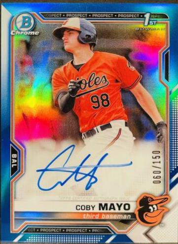 Coby Mayo [Blue Refractor] #CPA-CMA