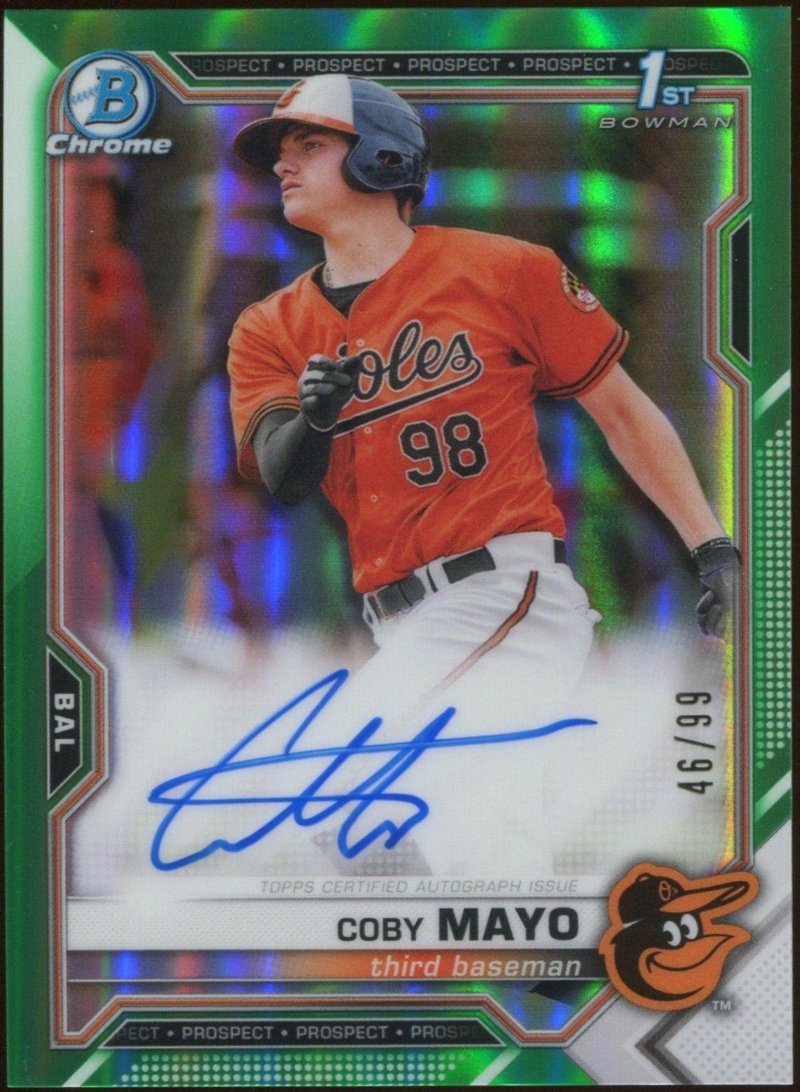 Coby Mayo [Green Refractor] #CPA-CMA