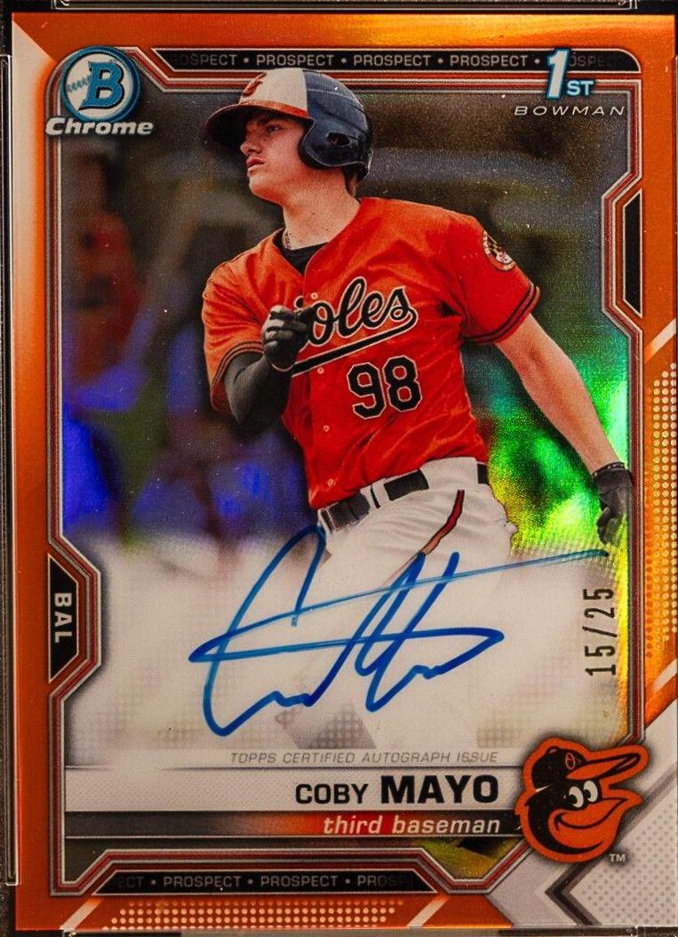 Coby Mayo [Orange Refractor] #CPA-CMA