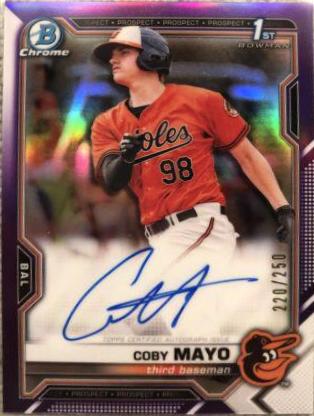 Coby Mayo [Purple Refractor] #CPA-CMA