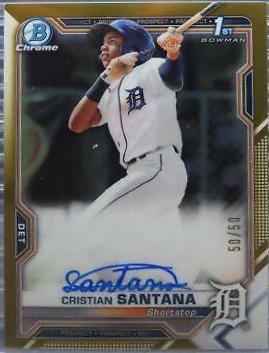 Cristian Santana [Gold Refractor] #CPA-CS