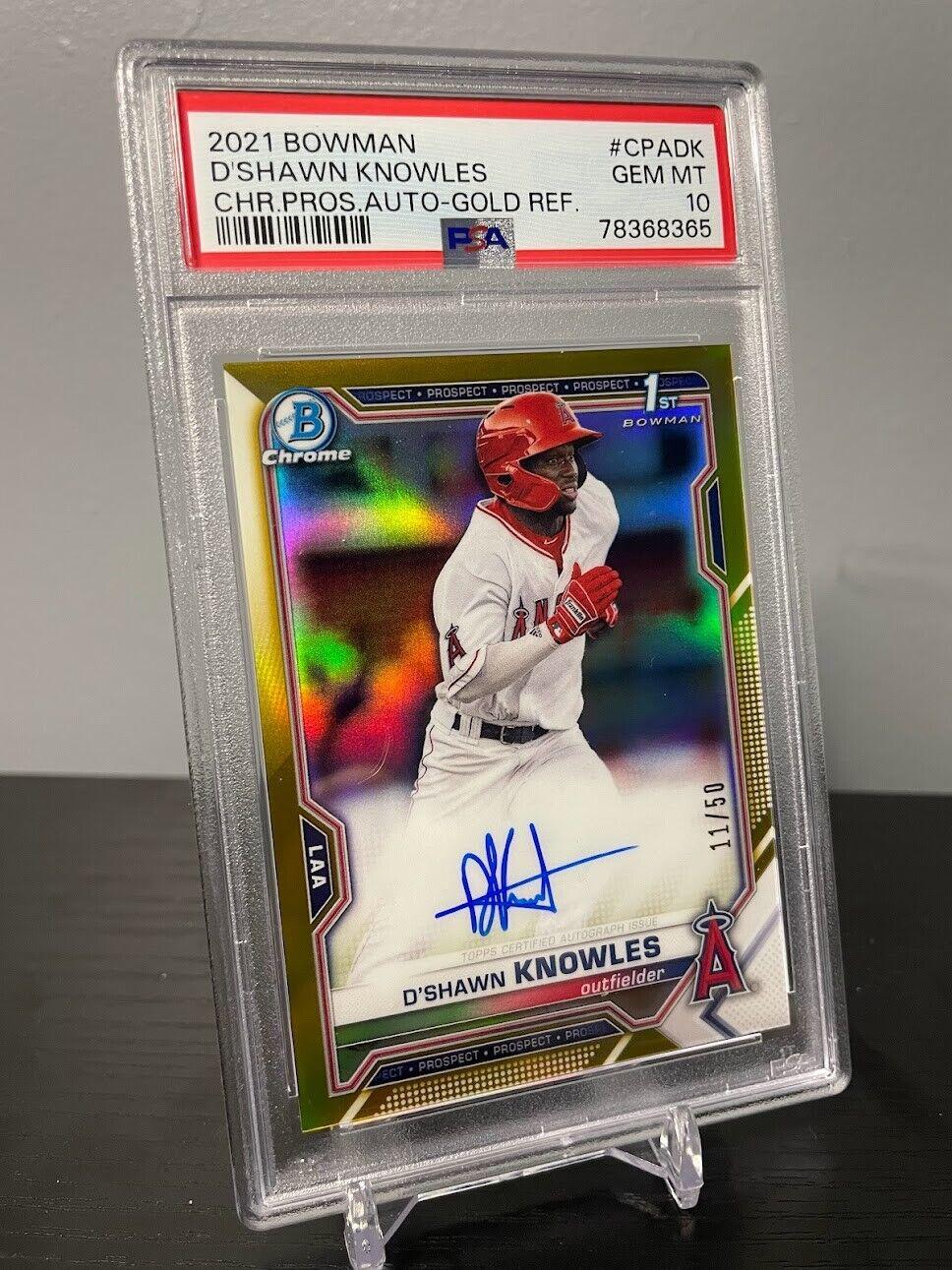 D'Shawn Knowles [Gold Refractor] #CPA-DK