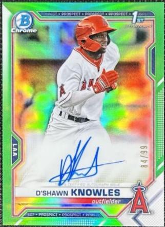 D'Shawn Knowles [Green Refractor] #CPA-DK