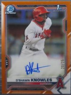 D'Shawn Knowles [Orange Refractor] #CPA-DK