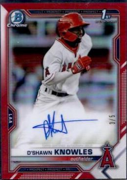 D'Shawn Knowles [Red Refractor] #CPA-DK