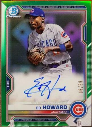 Ed Howard [Green Refractor] #CPA-EHO