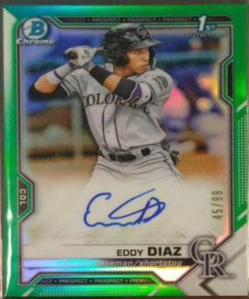 Eddy Diaz [Green Refractor] #CPA-ED